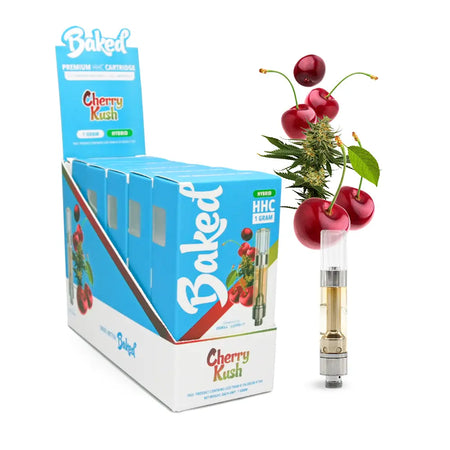 Cherry Kush HHC Vape Cartridge - HHC Vape Cart - Baked HHC - DistroMike Wholesale