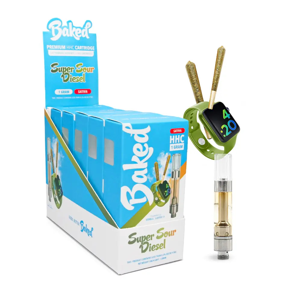Super Sour Diesel HHC Vape Cartridge - Baked HHC - DistroMike