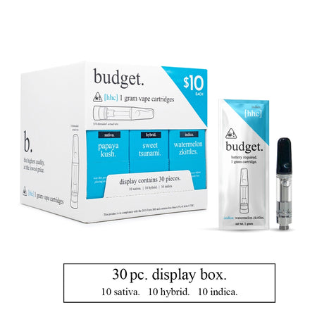 30pc Starter Box HHC 1 Gram Vape Cartridges by budget