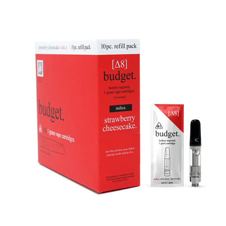 Strawberry Cheesecake Delta-8 THC Vape Pen - Budget THC Vapes - DistroMike Wholesale