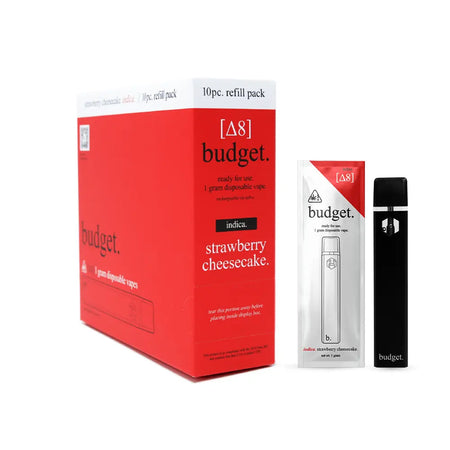 Strawberry Cheesecake Delta-8 THC Vape Pen - Budget Brand - DistroMike Wholesale