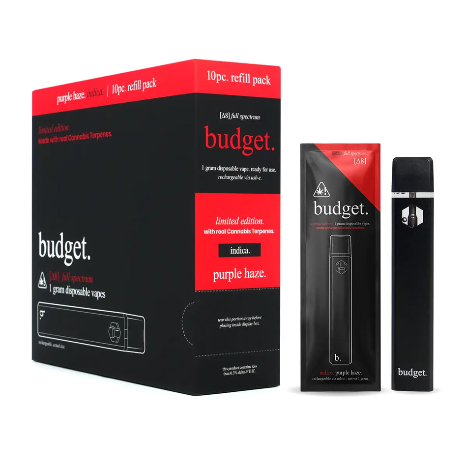 Purple Haze Indica Vape Pen - THC Vape Pens- DistroMike Wholesale Vapes