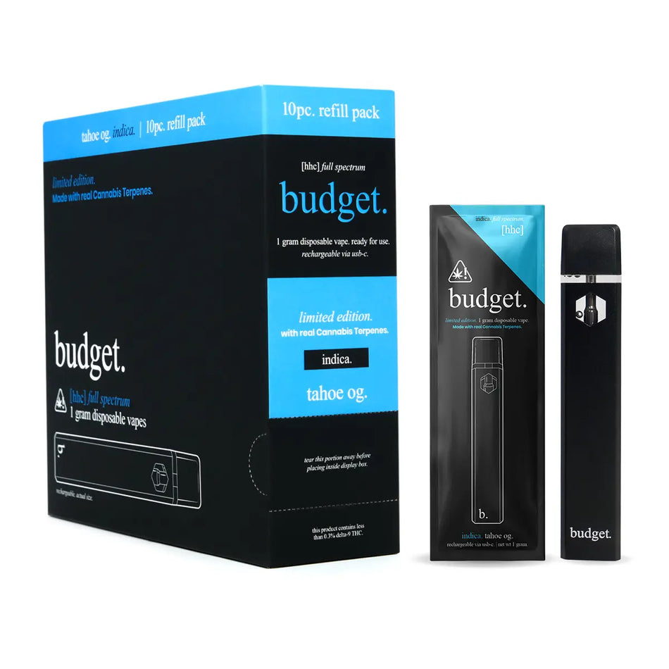 Tahoe OG HHC Vape Pen - Budget THC Vapes - DistroMike Wholesale