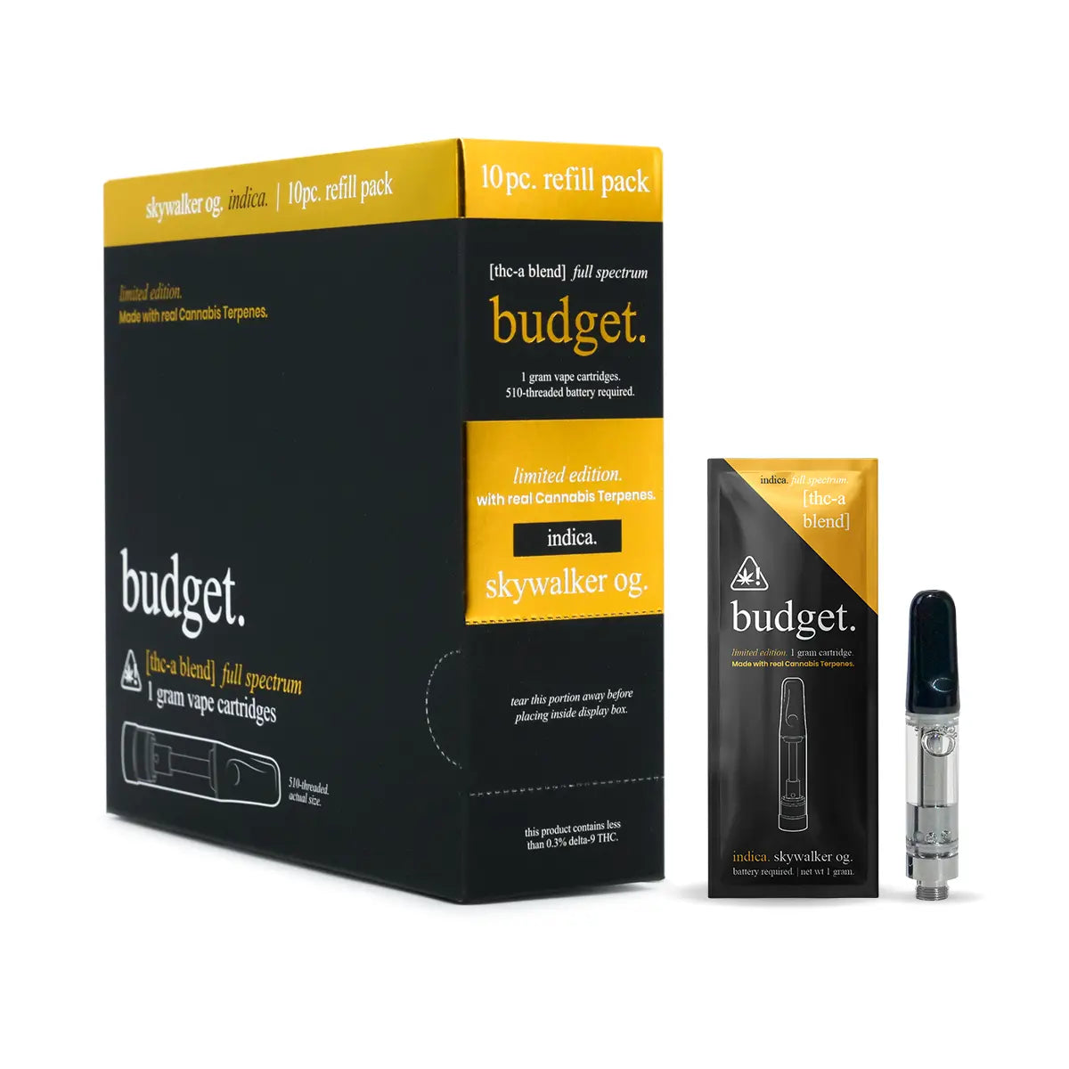 Skywalker OG Indica THCA Vape Carts - Budget Brand Vape Carts - DistroMike Wholesale