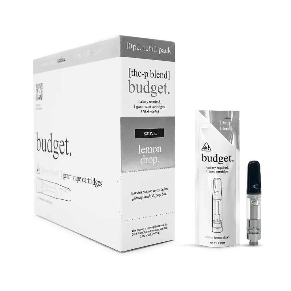 Lemon Drop THCP Vape Cartridge Sativa Vape Cart Budget Brand Vapes