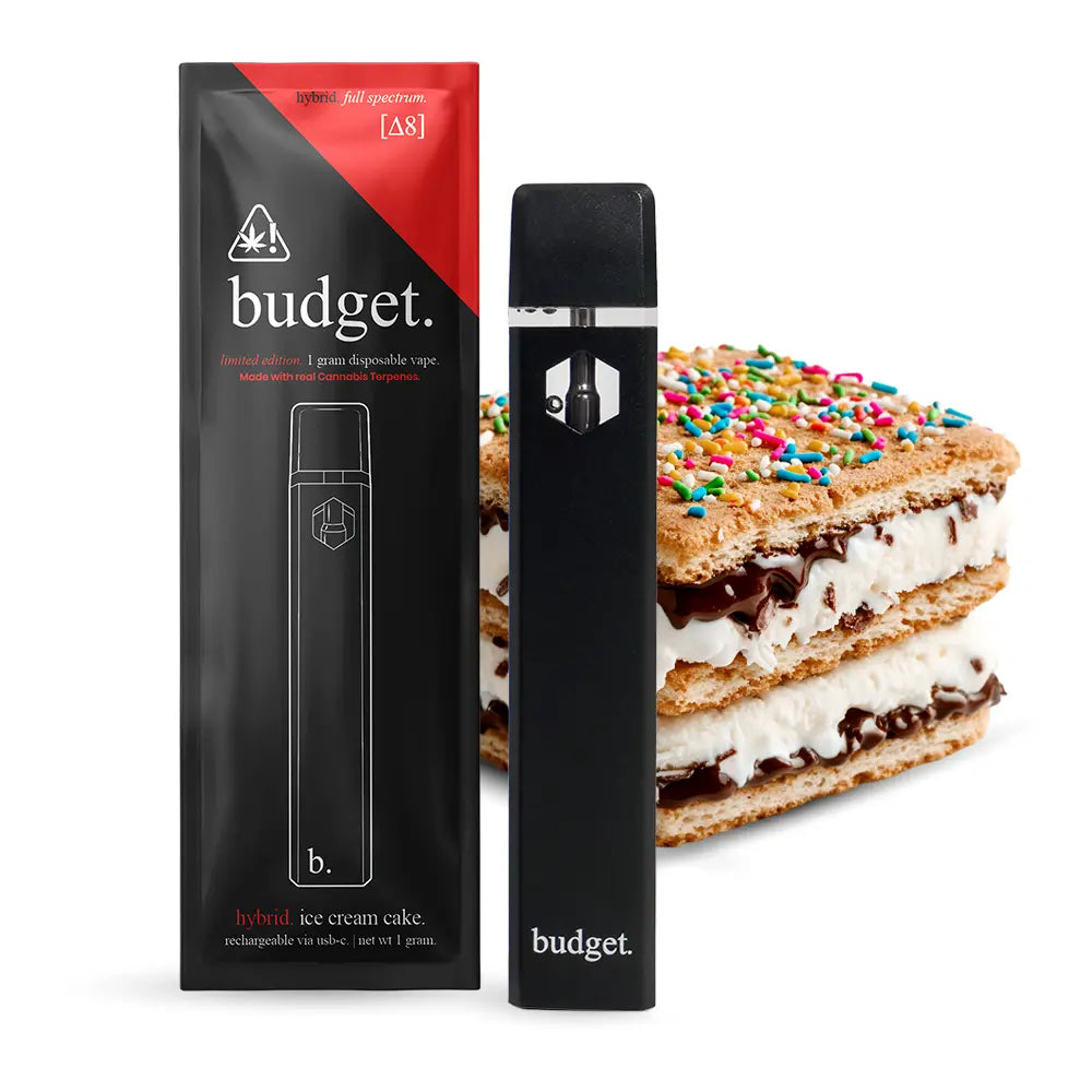 Budget LE Refill 10pc | 1G Delta-8 Disposable | Ice Cream Cake - Hybrid