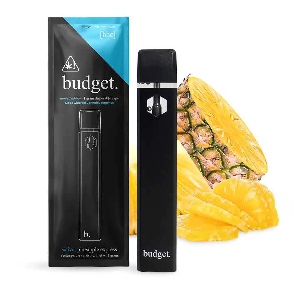 Budget 1G HHC Disposable Vape Pens - Pineapple Express - Sativa
