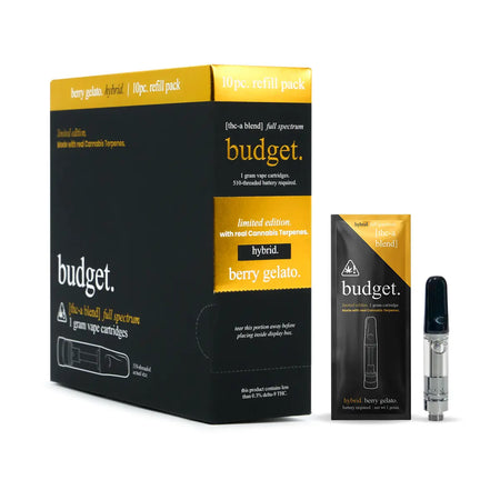 Berry Gelato Hybrid THCA Vape Carts - Budget Brand Vape Carts - DistroMike Wholesale