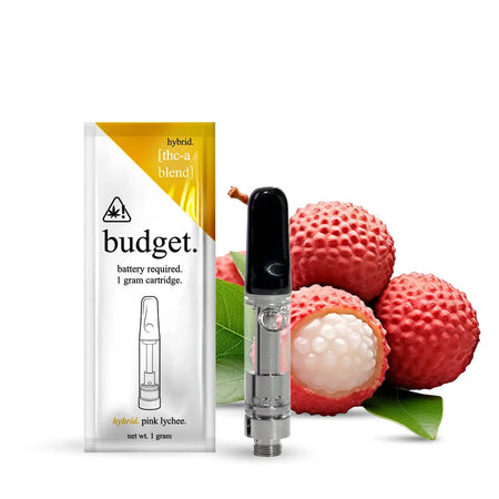 Budget Refill 1G THC-A Vape Cartridges - Pink Lychee - Hybrid