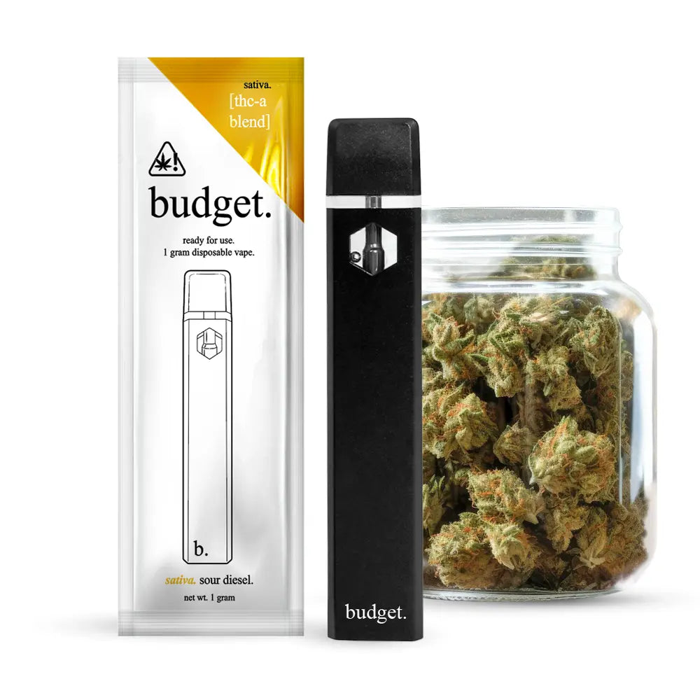 Budget THC-A Disposable Vape Pens - Sour Diesel - Sativa