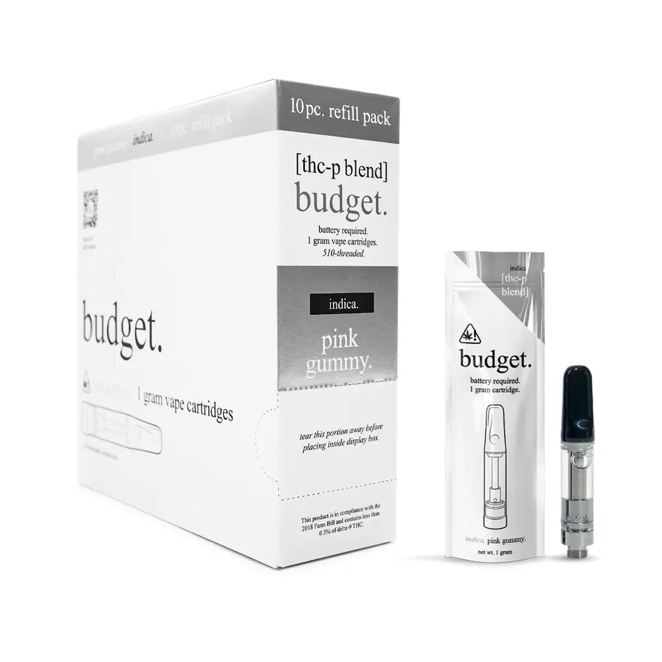 Pink Gummy THCP Vape Carts Distromike Wholesale 10 pack
