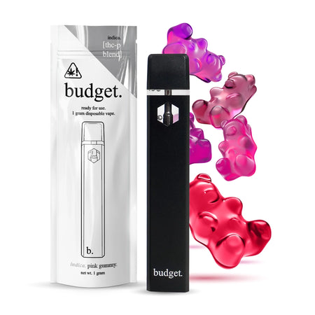 Budget 1G THC-P Disposable Vape Pen - Pink Gummy - Indica