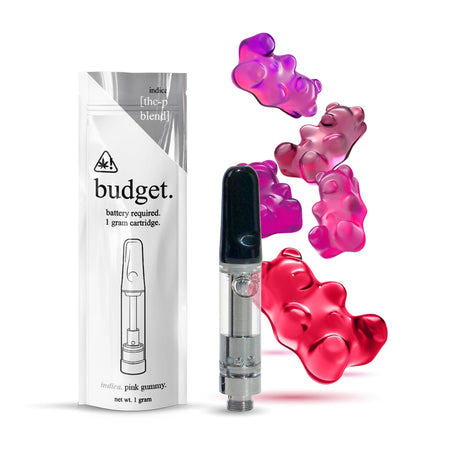 Budget 1G THC-P Vape Carts - Pink Gummy - Indica