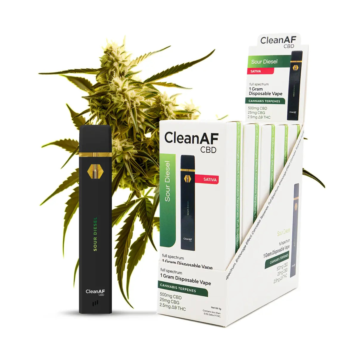 Sour Diesel Sativa Full Spectrum Vape Pen