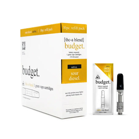 Sour Diesel THCA Vape Carts Sativa Vape Carts Budget Brand Vape Carts