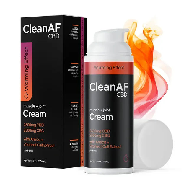 CleanAF CBD Warming Cream