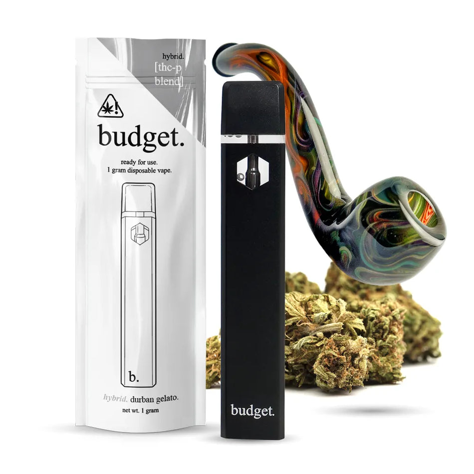 Budget - 1G THC-P Disposable Vape Pen - Durban Gelato - Hybrid