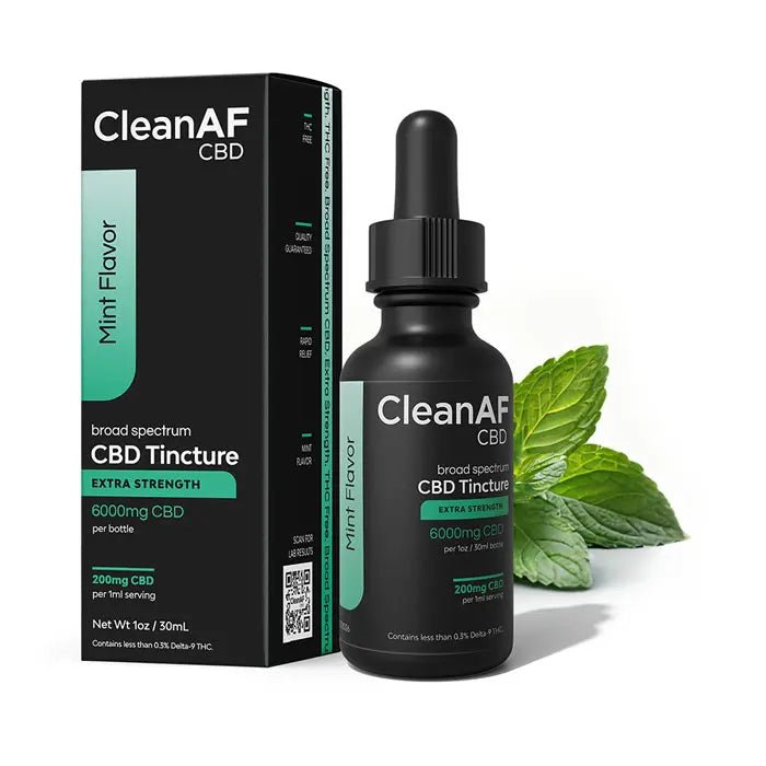 CBD mint tincture extra strength