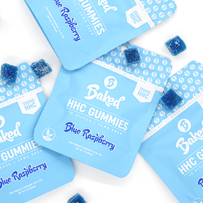 Baked HHC - Gummies 8 ct - Blue Raspberry - 02
