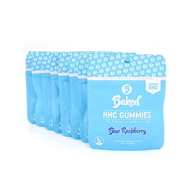 Baked HHC - Gummies 8 ct - Blue Raspberry