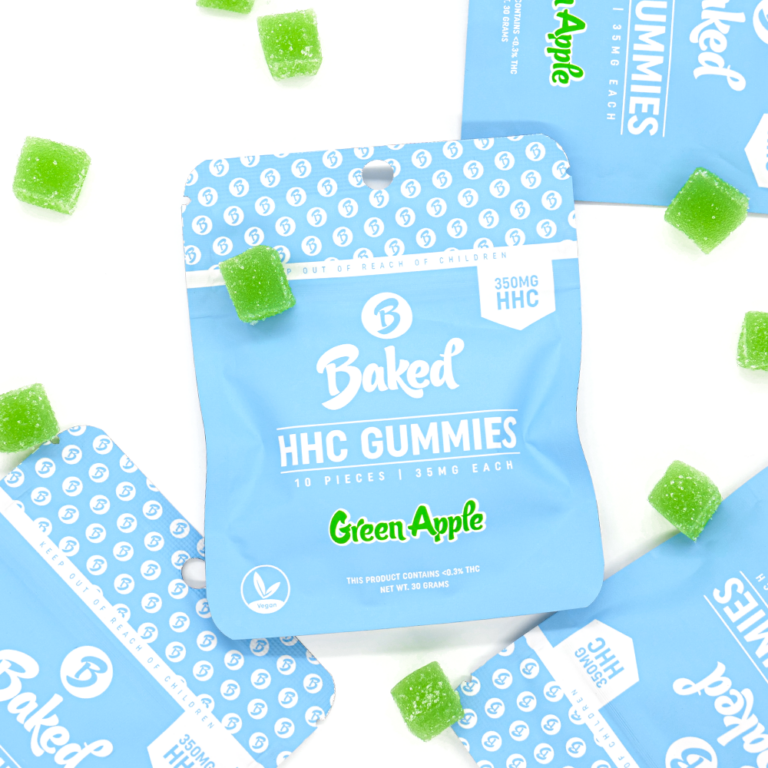 Baked HHC - Gummies 8 ct - Green Apple - 02