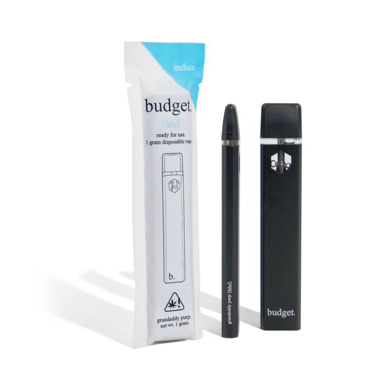 budget - HHC Disposable Vape Single - Grandaddy Purp Shop Image